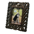 Castille Hand-Carved Easel Photo Frame-Fall Décor