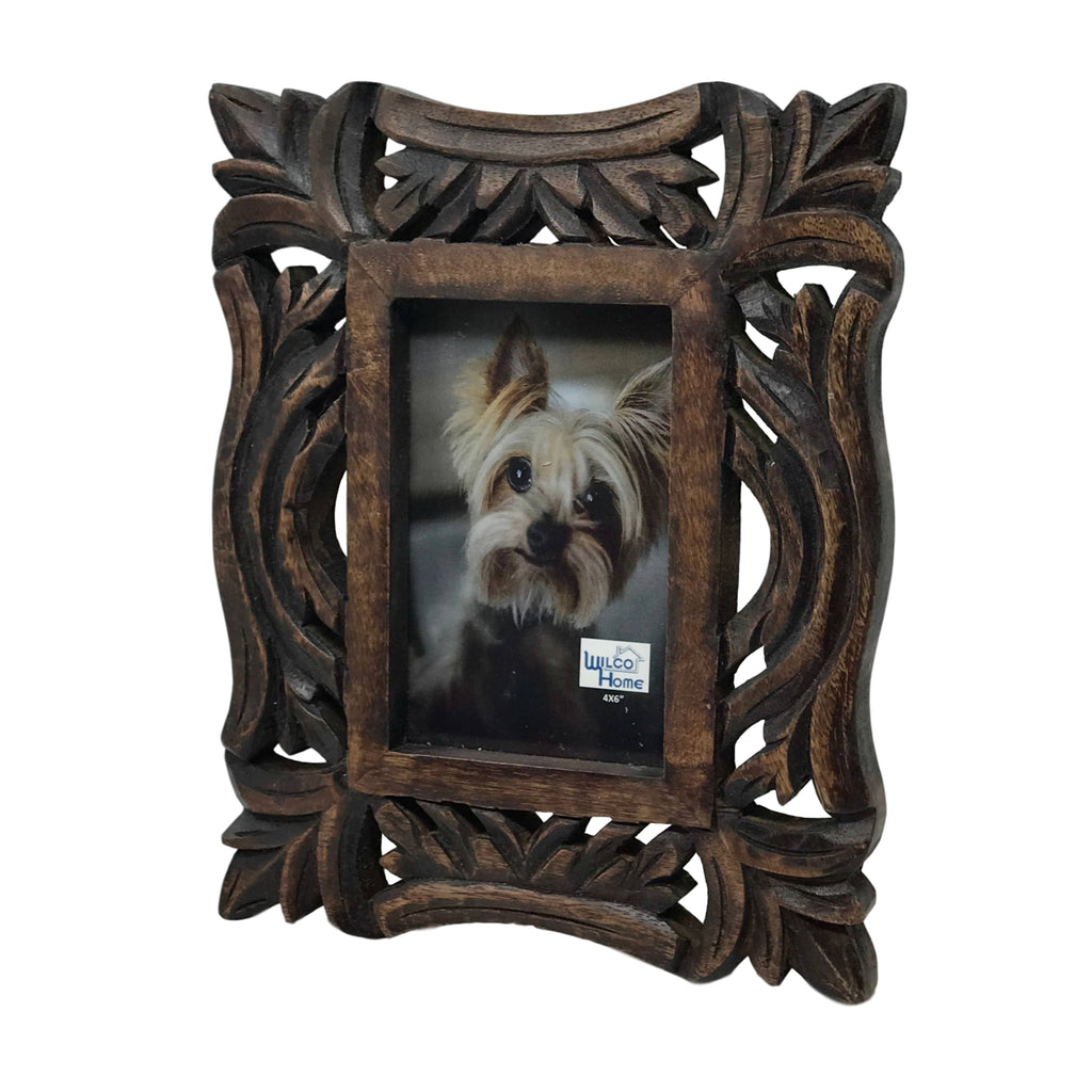 Seville Hand-Carved Easel Photo Frame