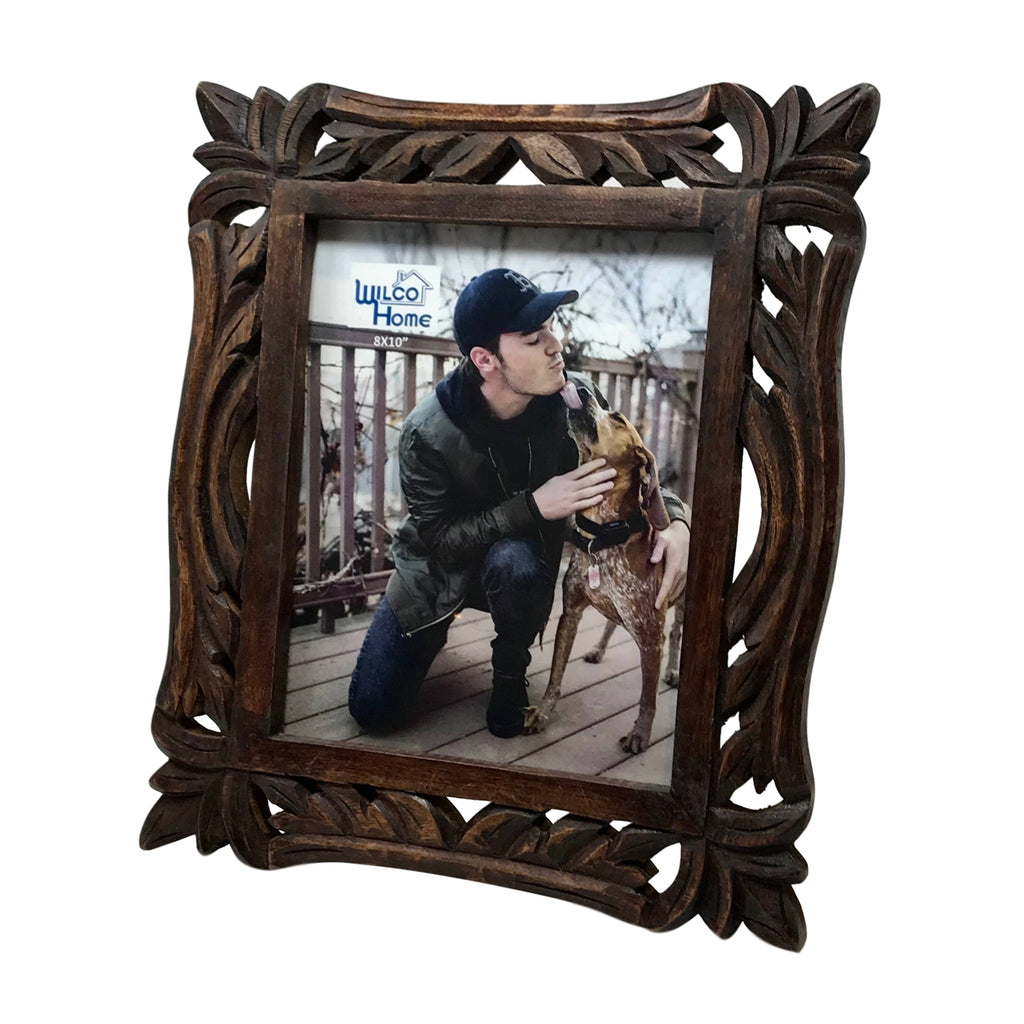Seville Hand-Carved Easel Photo Frame