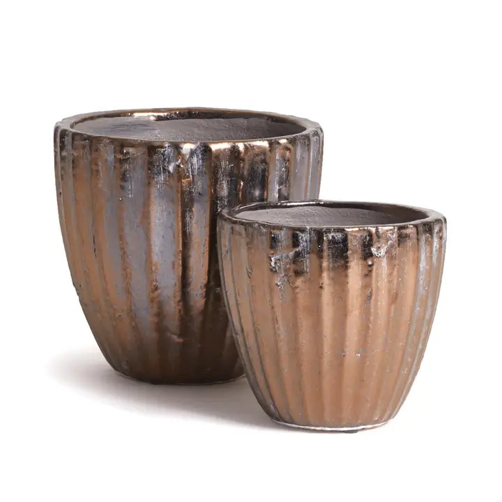 Metalized Tapered Pot