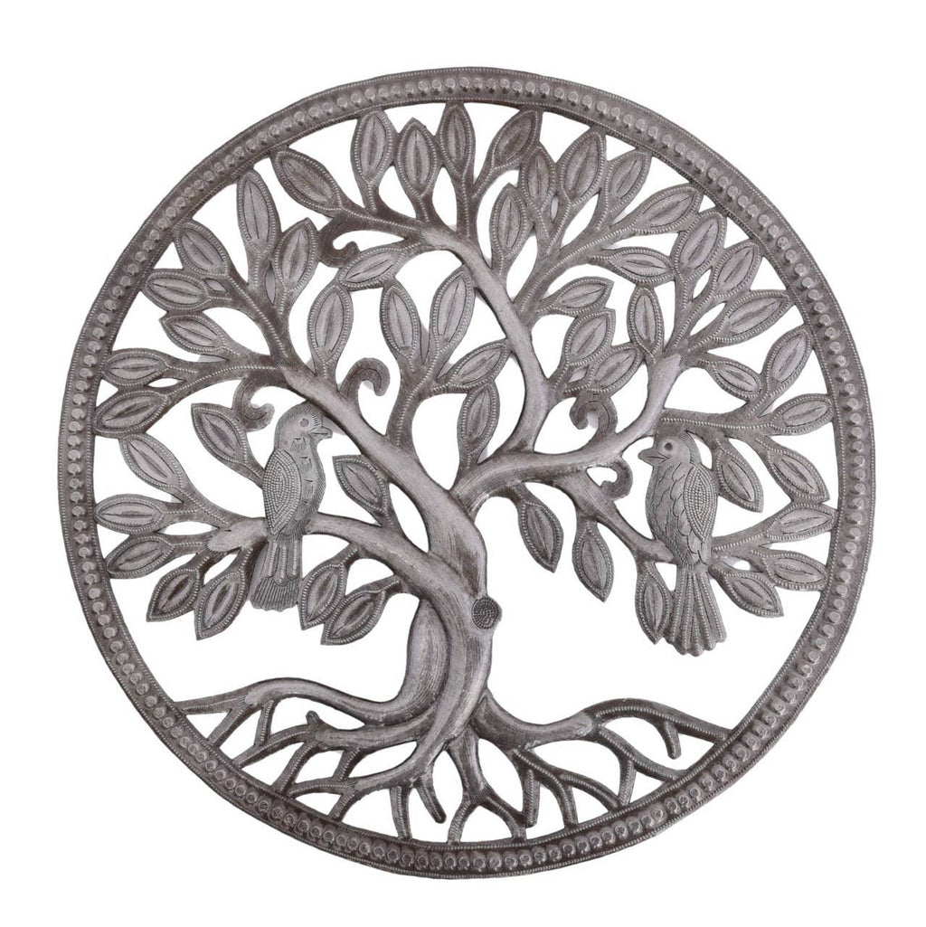 Metal Tree of Life, Garden Art, Handmade, Fair Trade 12"x12"