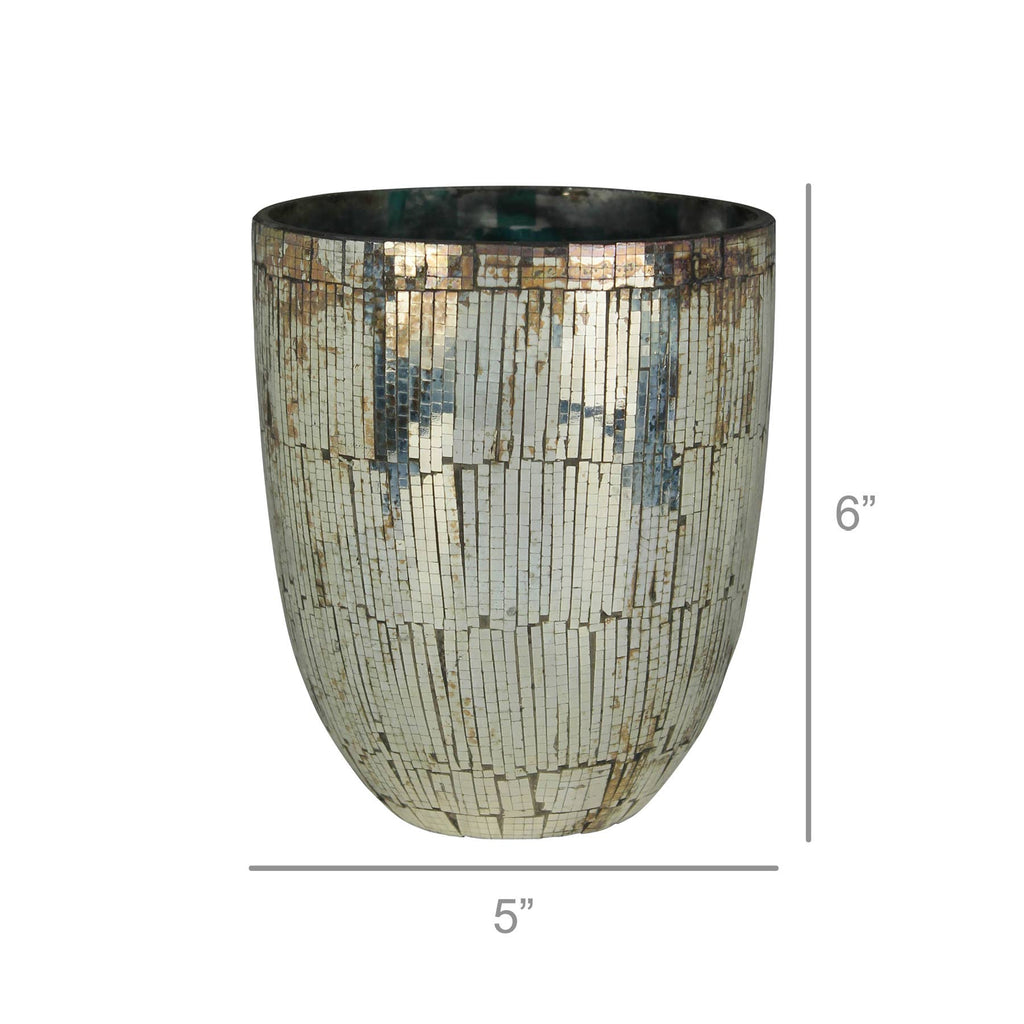 Feliz Mosaic Hurricane, Glass